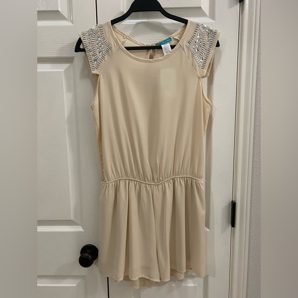 Romper with fun back; purchased from Mint Julep online boutique